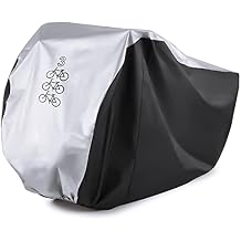 Maveek Waterproof Cycle Bike Rain Cover For 1 2 3 Cycle Bikes, Road Bicycle Cover Outdoor Indoor Storage Water Resistance Travel Transport Garage Shed Tent Winter Summer All Weather