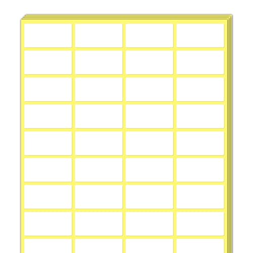 1000 Pieces, 2 x 1 inch - White Labels Stickers to Write On, Blank Stick On Adhesive Sticky Labels