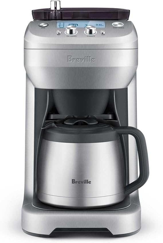 Breville BDC650BSS Grind Control Coffee Maker With Grinder, Brushed Stainless Steel, Thermal Carafe