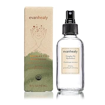 evanhealy Douglas Fir HydroSoul | Organic Copper Distilled Hydrosol for Dull, Devitalized, Sensitive & Congested Skin | Calming, Purifying & Uplifting
